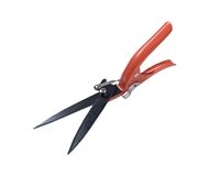 Handgrasschere, 11 cm Schnittlänge (schwarz/rot)