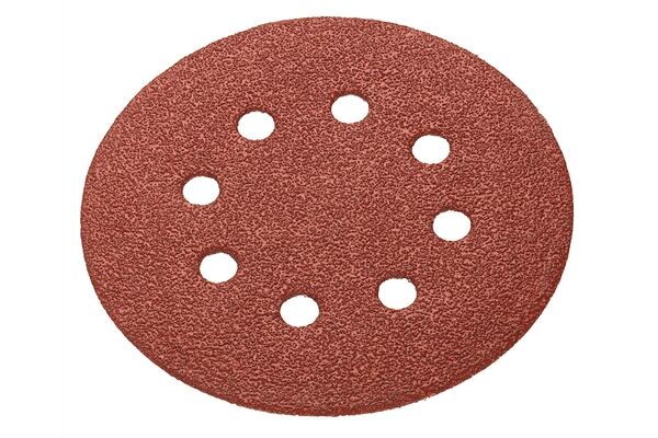  Haftschleifscheiben 125 mm gelocht, 25 St.
