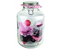 Glas mit Bügelverschluß, 5 L, rund
