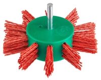 Fächerbürste 100mm, Nylon Rot (rot)