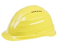 Schutzhelm mit Belüftung, EN 397/DIN 4840 (gelb)