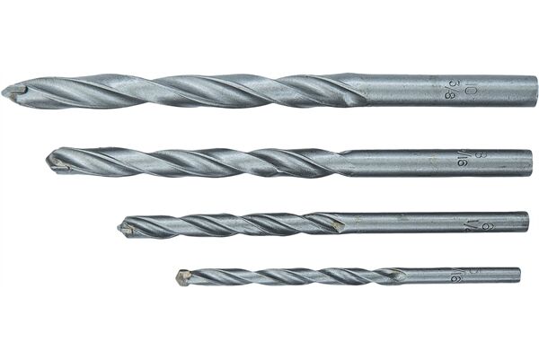  4 tlg. Steinbohrer-Satz ø 5-10 mm