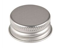 Schraubdeckel Flaschen Ø 28 mm 350/500 ml, 10St. (silber)