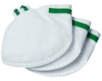 Falt-Maske FFP1, EN 149:2001, 3 St. (weiß/grün)