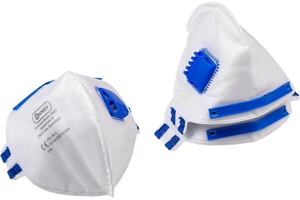 Falt-Maske FFP2, mit Ventil, EN 149:2001, 3 St.