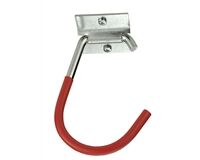 Fahrradhaken 125x95x60 mm, bis 40 kg (silber/rot)