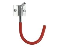 Fahrradhaken 125x60x80 mm, bis 20 kg (silber/rot)