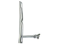 Felgenhalter 200 x 100 mm, verzinkt, bis 15 kg (silber/rot)