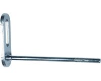 Lochplattenhaken 4,0 x 80 mm, verzinkt
