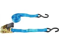 Zurrgurtset mit Spannratsche, 4 tlg, 4,5 m x 25 mm (blau)
