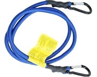 Gepäckspanner PP, Karabinerhaken 8 x 600 mm (blau)