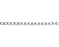 Forcatkette, vernickelt, 5,5x3,2 x1,0 mm