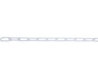 Kunststoffkette, PE, 40 x 9 x 6 mm (weiß)