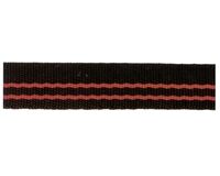 Spanngurte, PP,  24 mm x 50 m, max. 138 kg (schwarz/rot)