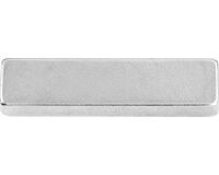 Neodym Quadermagnete, 40 x 10 x 5 mm, max. 18 kg (chrom)