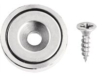 Neodym Scheibenmagnete 13 x 4,5 x 3 mm max. 4 kg (chrom)