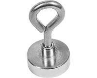 Neodym Magnetösen, Ø 25 x 8 mm, max. 21 kg