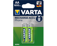 VARTA Mignon Phone Batterie 2er Blister 3V AA/HR6