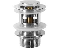Druckknopf Ablaufvetil rund, 1 1/4"