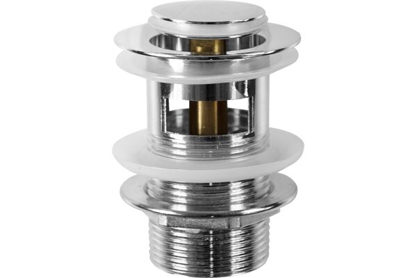  Druckknopf Ablaufvetil rund, 1 1/4"
