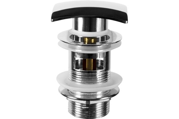  Druckknopf Ablaufvetil eckig, 1 1/4"