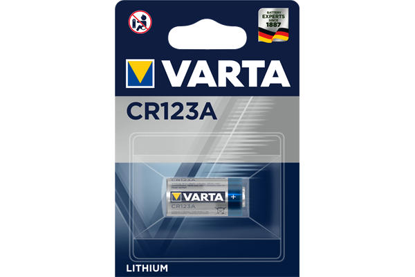 Varta Lithium 6205 CR123 A BL1