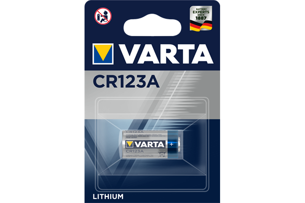 Varta Lithium 6205 CR123 A BL1