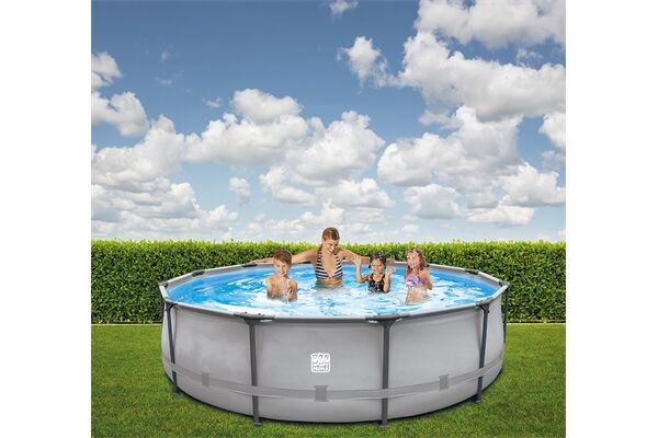  Stahlrahmenpool-Set 366 x 100 cm