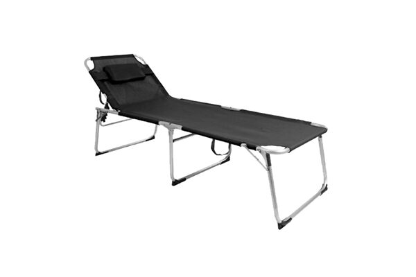  Aluminium Gartenliege, XXL, 200 x 70 x 45/95 cm