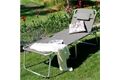  Aluminium Gartenliege, XXL, 200 x 70 x 45/95 cm