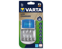LCD-Batterie-Charger 12V/USB  4 x AA/AAA Batterien