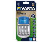 LCD-Batterie-Charger 12V/USB  4 x AA/AAA Batterien