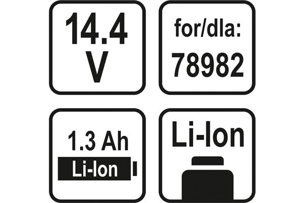  Li-Ion Akku, 14,4 V, 1,3 Ah