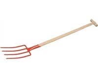Grabegabel FSC Stiel, lackiert, 4 Zinken, 1060 mm