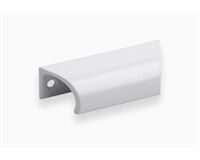 Hebetürgriff, Aluminium, 57 mm (weiß)
