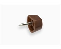 Bodenträger Stahlstift, Ø 14,5 mm, 20 St. (braun)
