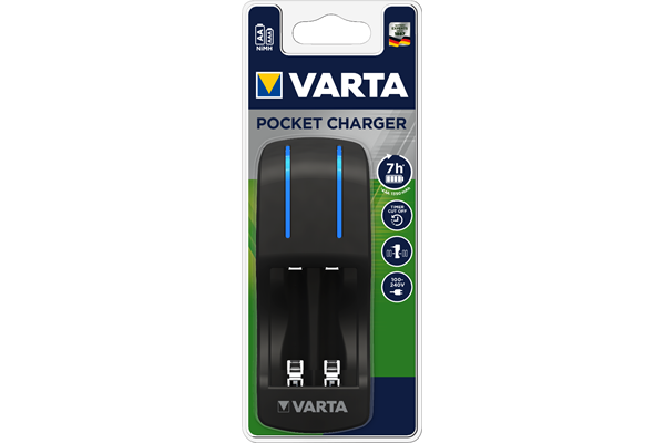  VARTA Pocket-Batterie-Charger 4 x AA/AAA Batterien