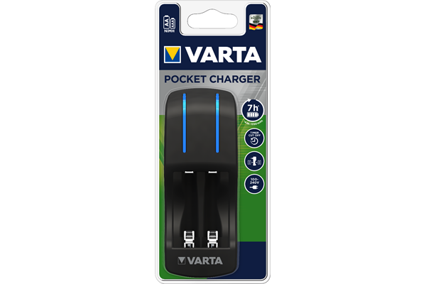  VARTA Pocket-Batterie-Charger 4 x AA/AAA Batterien