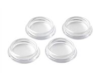 Möbeluntersetzer, Ø 40 mm, 4 St. (transparent)