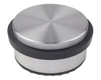 Edelstahl Türstopper, flach Ø 84 mm