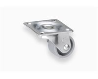 Möbellenkrolle, hart, Ø 25 mm, max. 15 kg