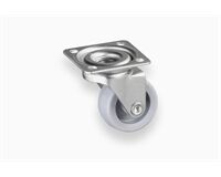 Möbellenkrolle, hart, Ø 30 mm, max. 30 kg