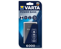 VARTA Powerbank 6000mAh, inkl. Ladekabel