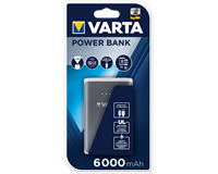 VARTA Powerbank 6000mAh, inkl. Ladekabel