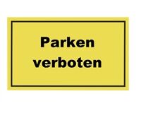 Hinweisschild "Parken verboten", 200x300 mm