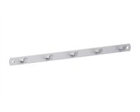 Hakenleiste 5 Haken, 340 mm (silber)