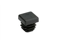 Rohrkappe zum Einstecken, 25x25 mm, 4 St. (schwarz)