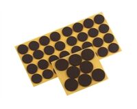104 tlg. Filzgleiter Set, 3 mm Stärke (braun)
