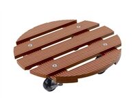 Pflanzenroller WPC, Ø 300 mm, max. 60 kg (braun)