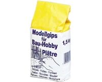 baufan Modellgips, 1,5 kg (weiß)